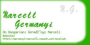 marcell germanyi business card